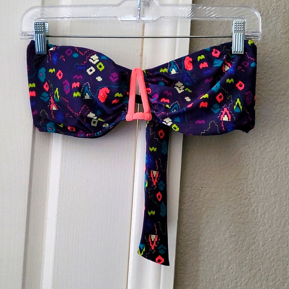 Multicolored   neon yellow 2.piece bikini